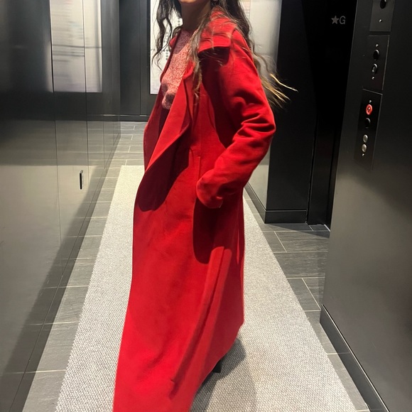 Handmade Red Coat - Picture 3 of 4